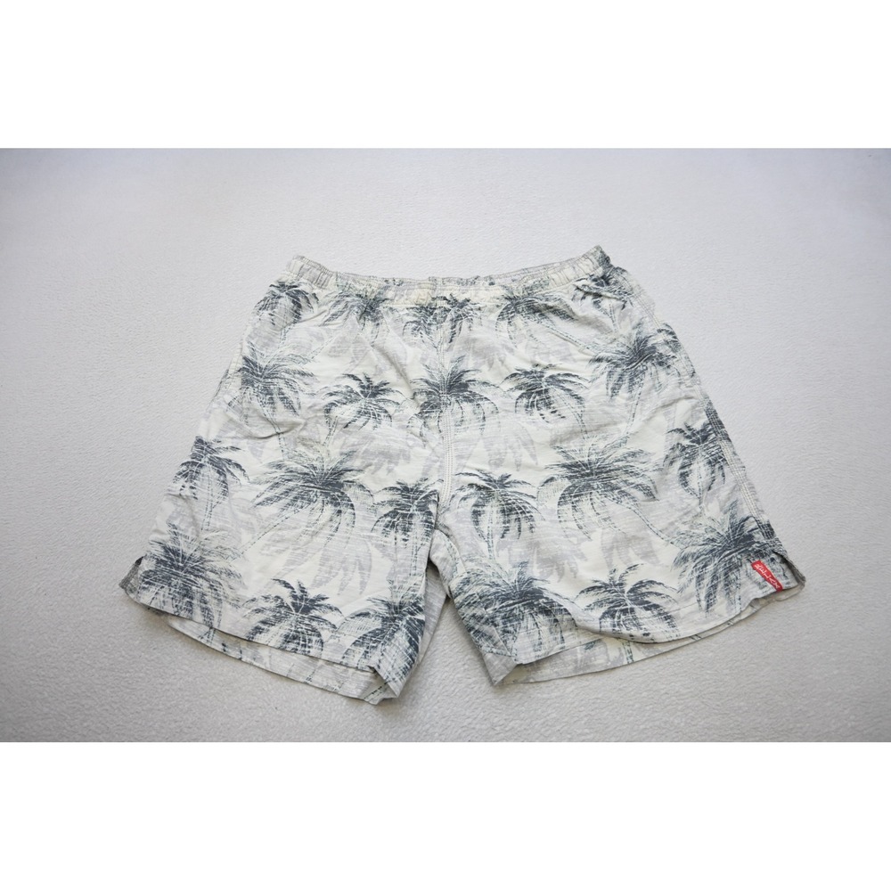Tommy Bahama Swim Trunks Mens Medium Floral Palm Tree Relax Mesh Liner Excellent